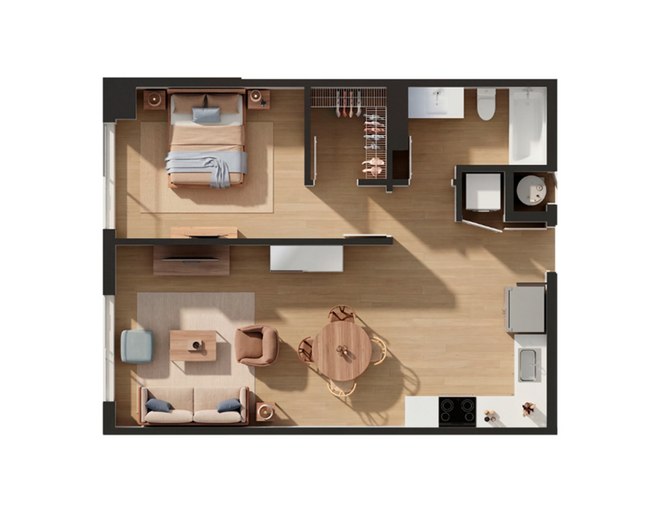 A1 floor plan