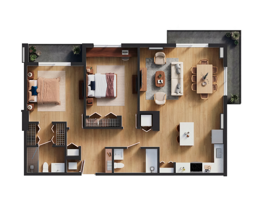 B6 floor plan