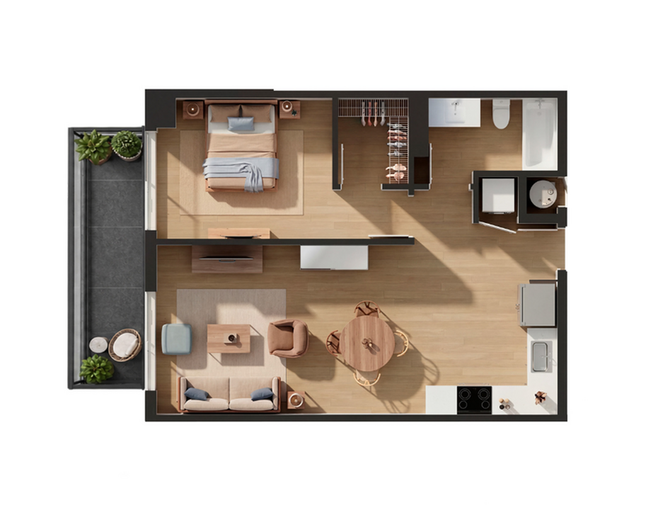 A1 floor plan