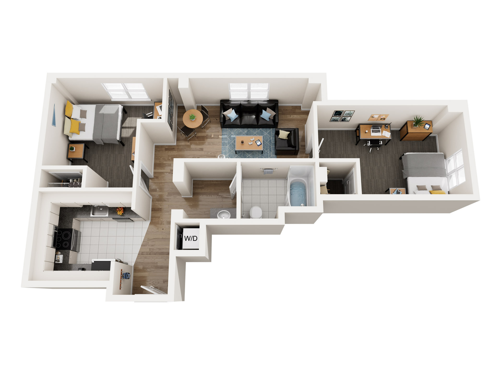 2x1 Basic (FK) Full Kitchen_floor_plan