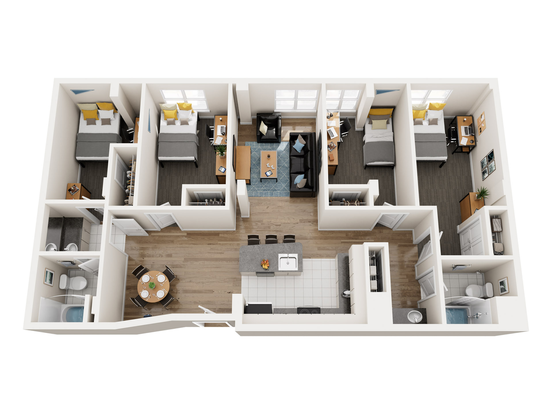 4x2 Standard_floor_plan