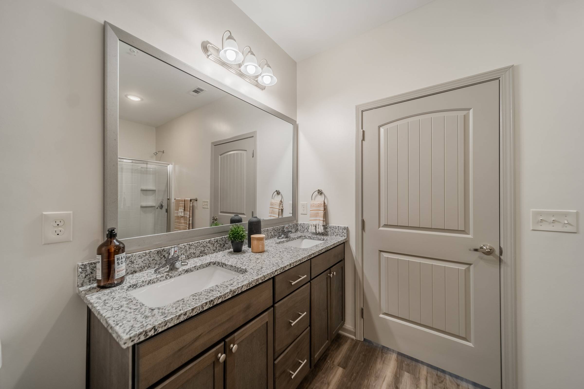 Bathroom #1 with Dual Vanity