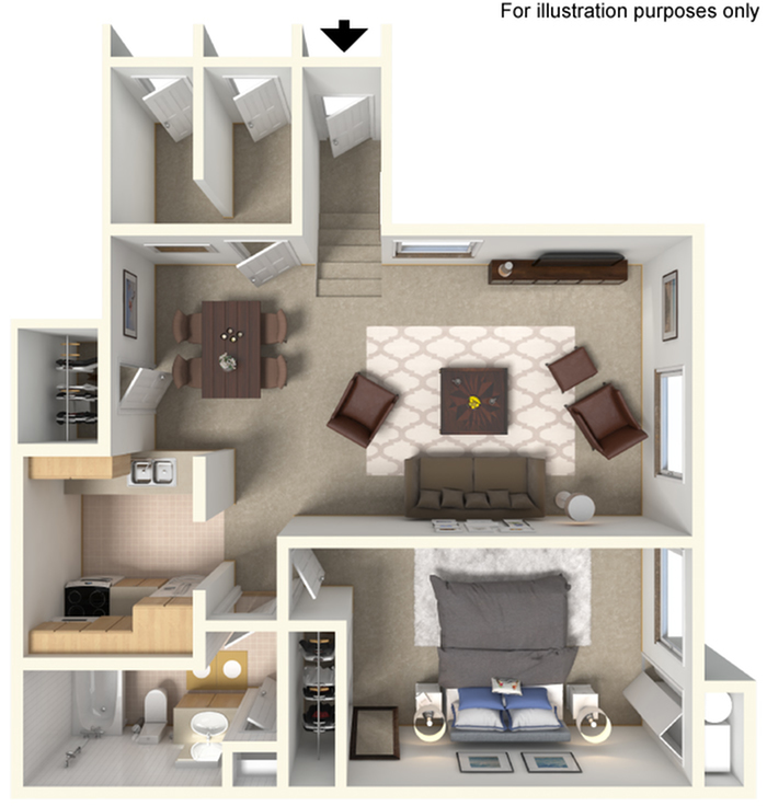 The Saxon 1 Bed Apartment Stonehedge