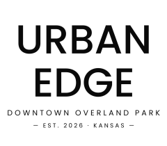 Urban Edge Apartments in Downtown OP Gold Logo Abreviated