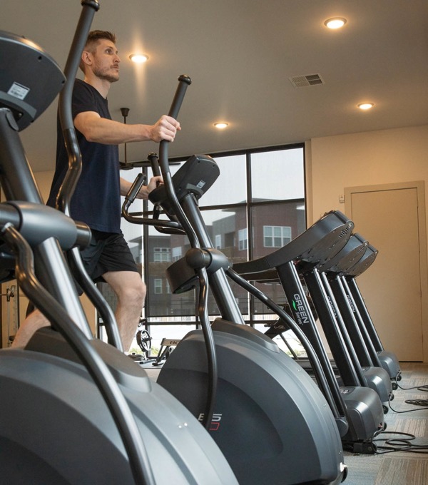 Fully Equipped 24-Hour Fitness Center