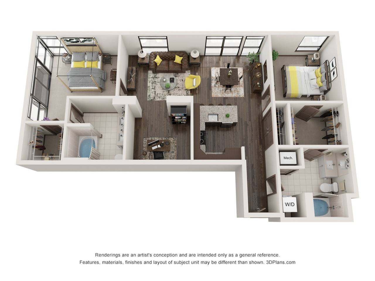 East Liberty | 2 Bed Apartment | Eastside Bond