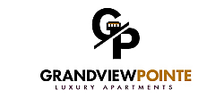 Grandview Pointe Luxury Apartments logo featuring sleek typography and modern design.