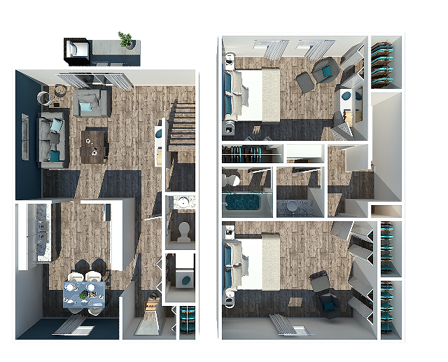 Two Bedroom | 1.5 Bathroom