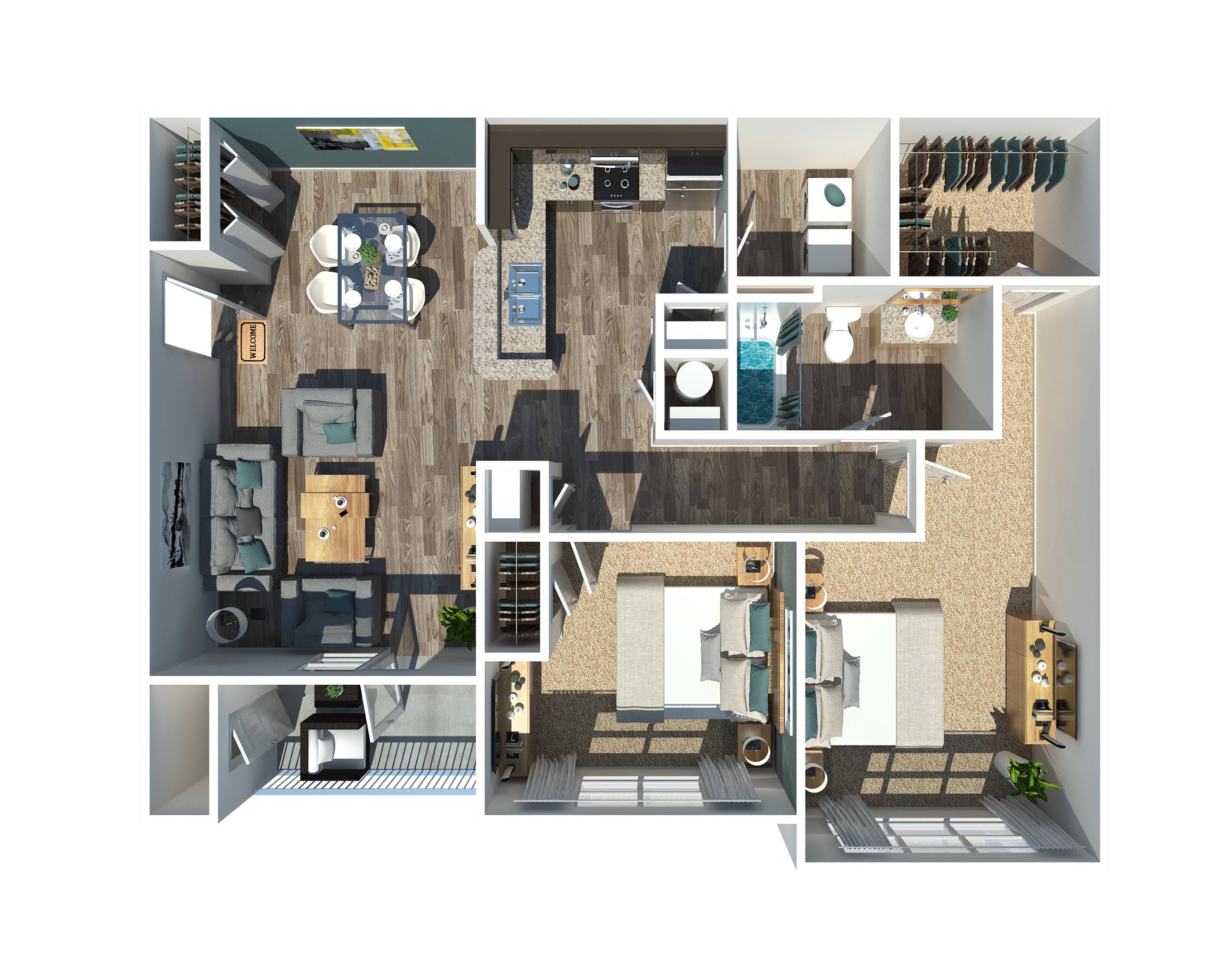 The Montage 2 Bed Apartment Bel Air