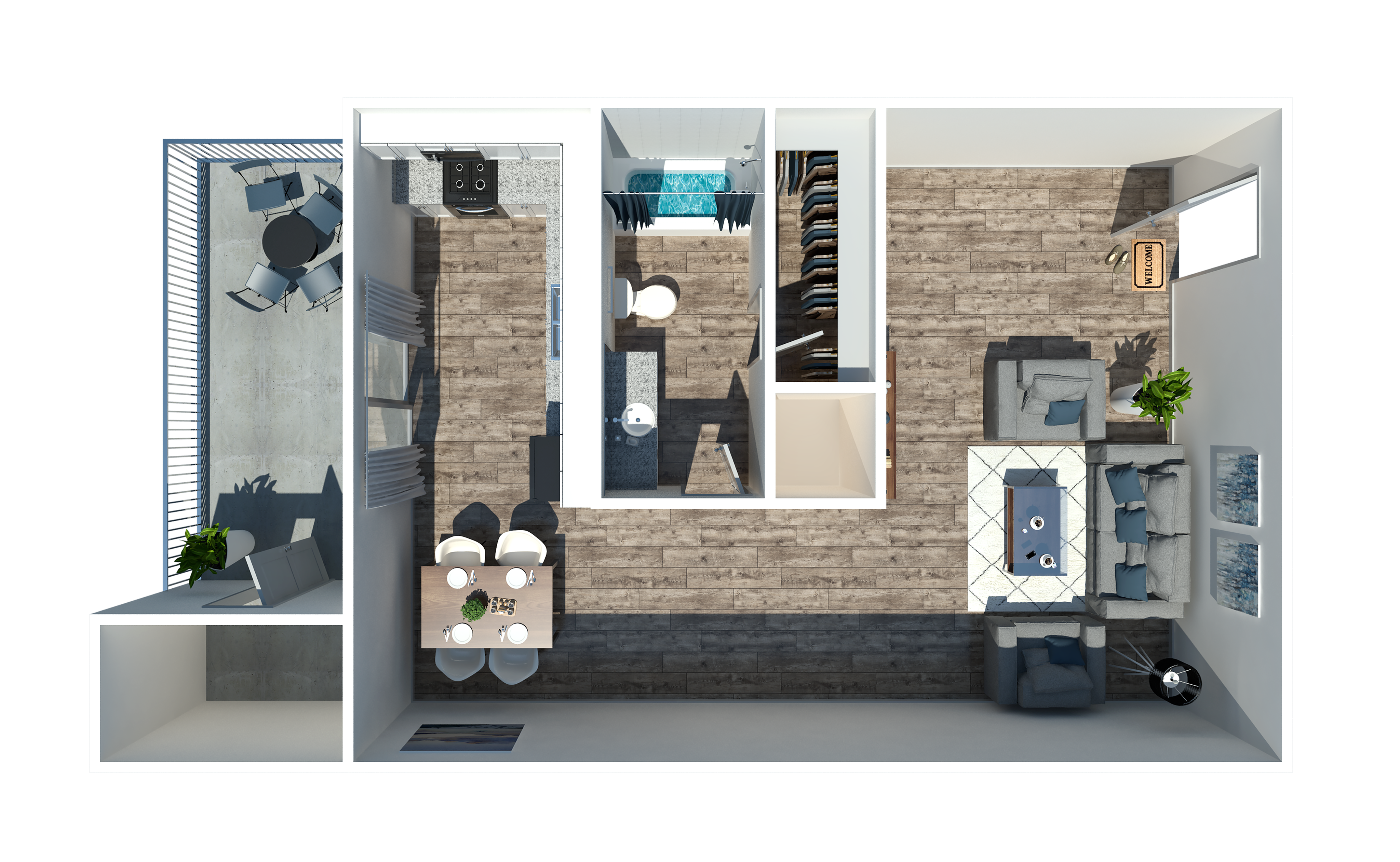 Studio Floorplan