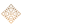 Modern Fitzgerald logo featuring geometric brown diamond shapes.