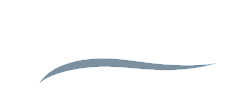 Modern blue and white logo for Riverset Apartments featuring sleek, flowing design elements.