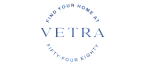 Elegant Vetra logo with the phrase 'Find Your Home at Fifty-Four Eighty', showcasing sophisticated typography and inviting design.