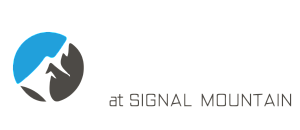 Elegant logo for Views at Signal Mountain featuring a stylized mountain graphic.
