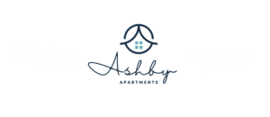 Elegant logo showcasing Lakeview Apartments, Ashby Apartments, and Carrington Place with stylish typography.