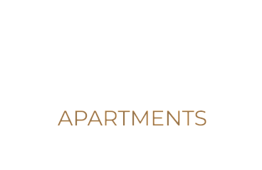 Keystone Apartments logo in elegant white and brown font.