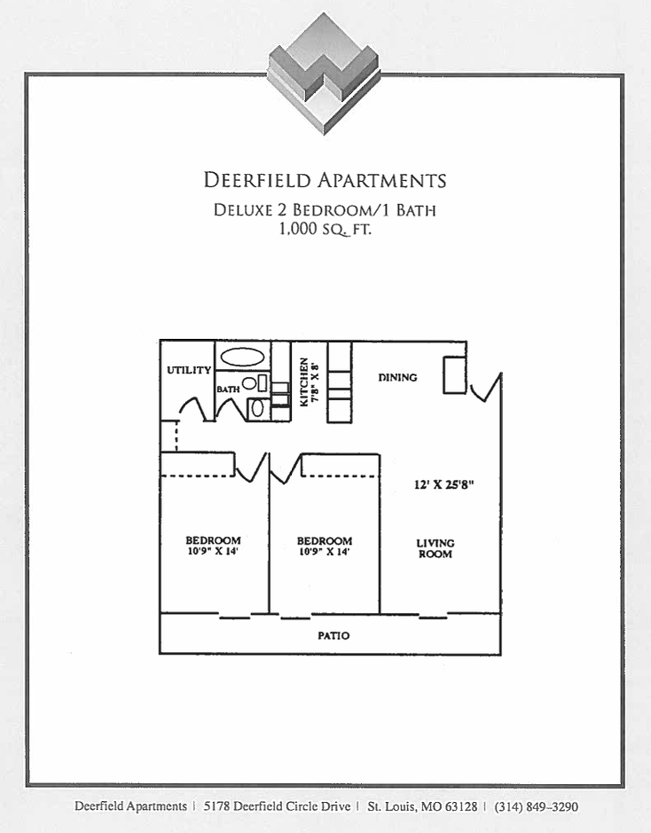 Two Bedroom Garden Deluxe Remodel 2 Bed Apartment Deerfield