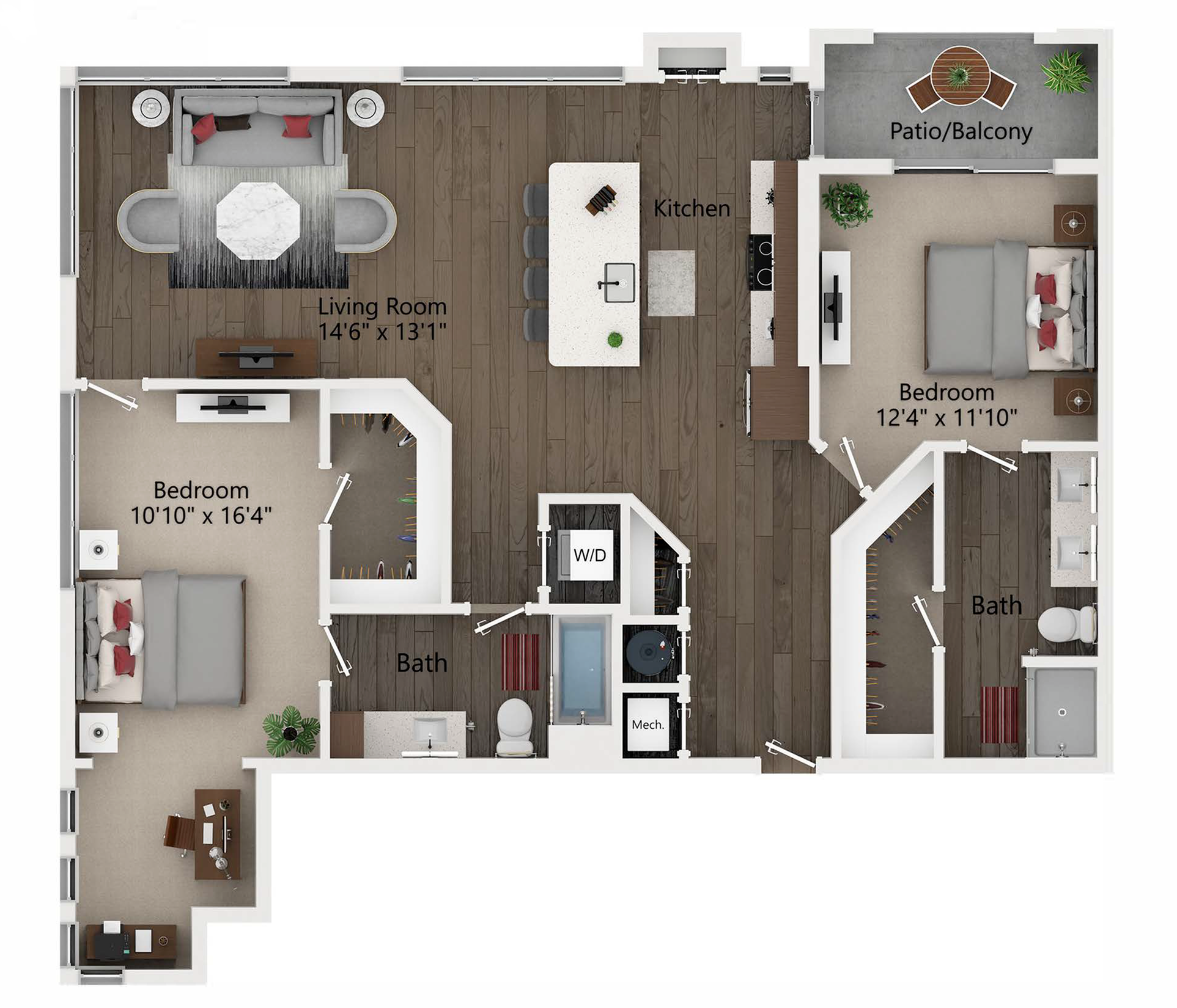 Floor plan layout diagram for B5