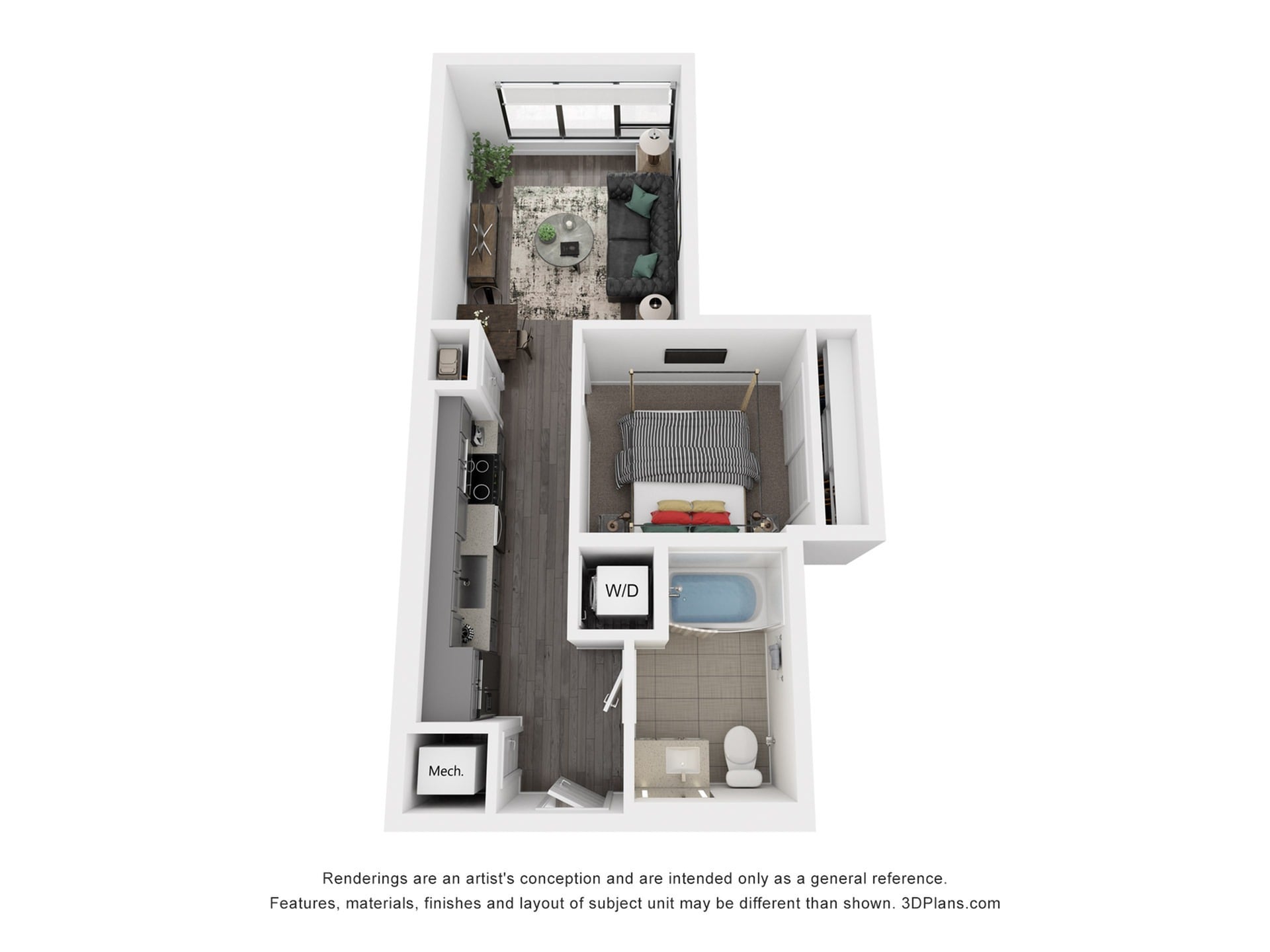 Floor plan layout diagram for S3