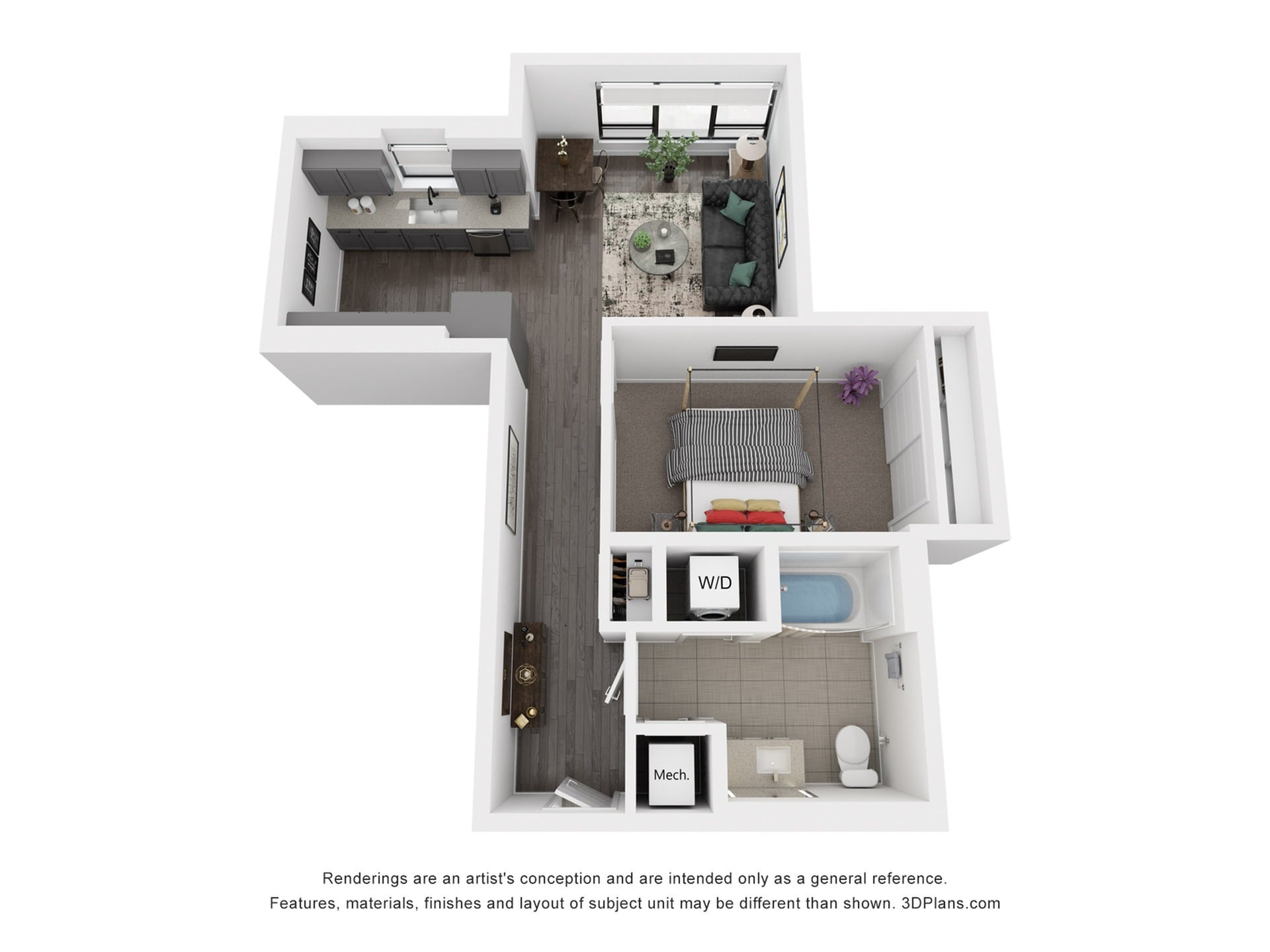 Floor plan layout diagram for S7