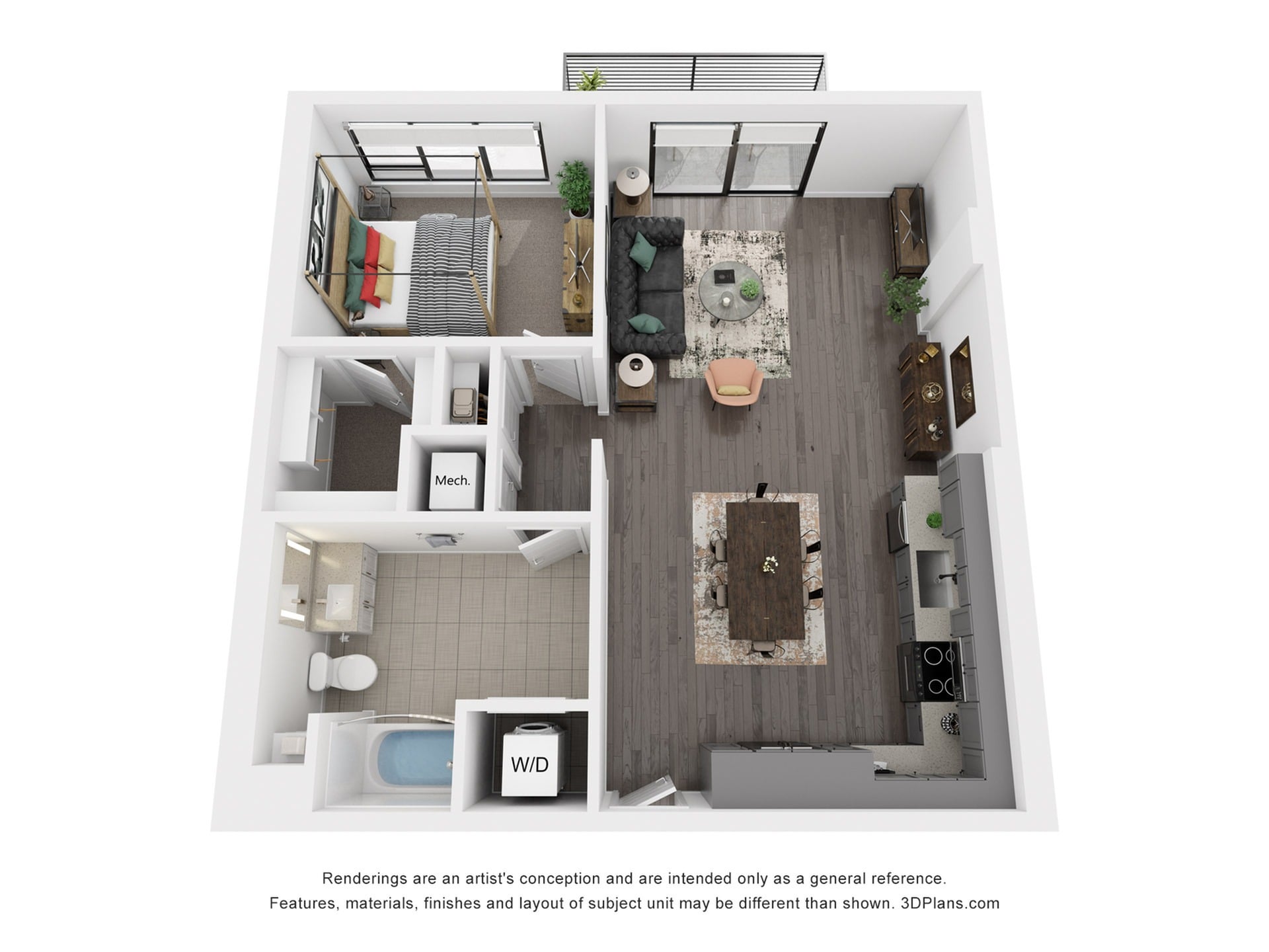 Floor plan layout diagram for A12