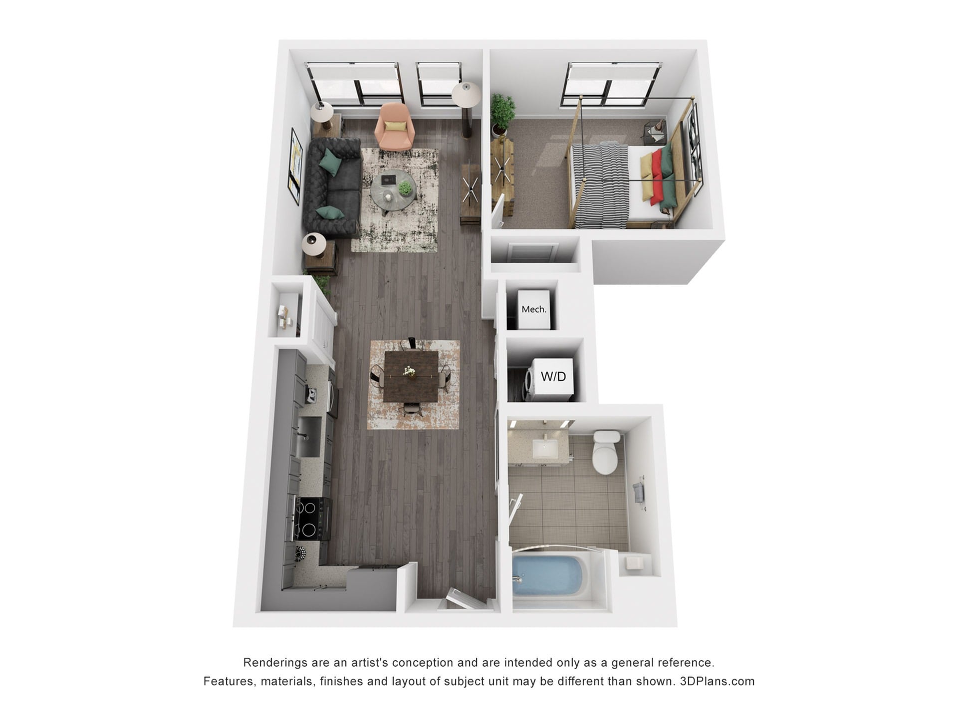Floor plan layout diagram for A2