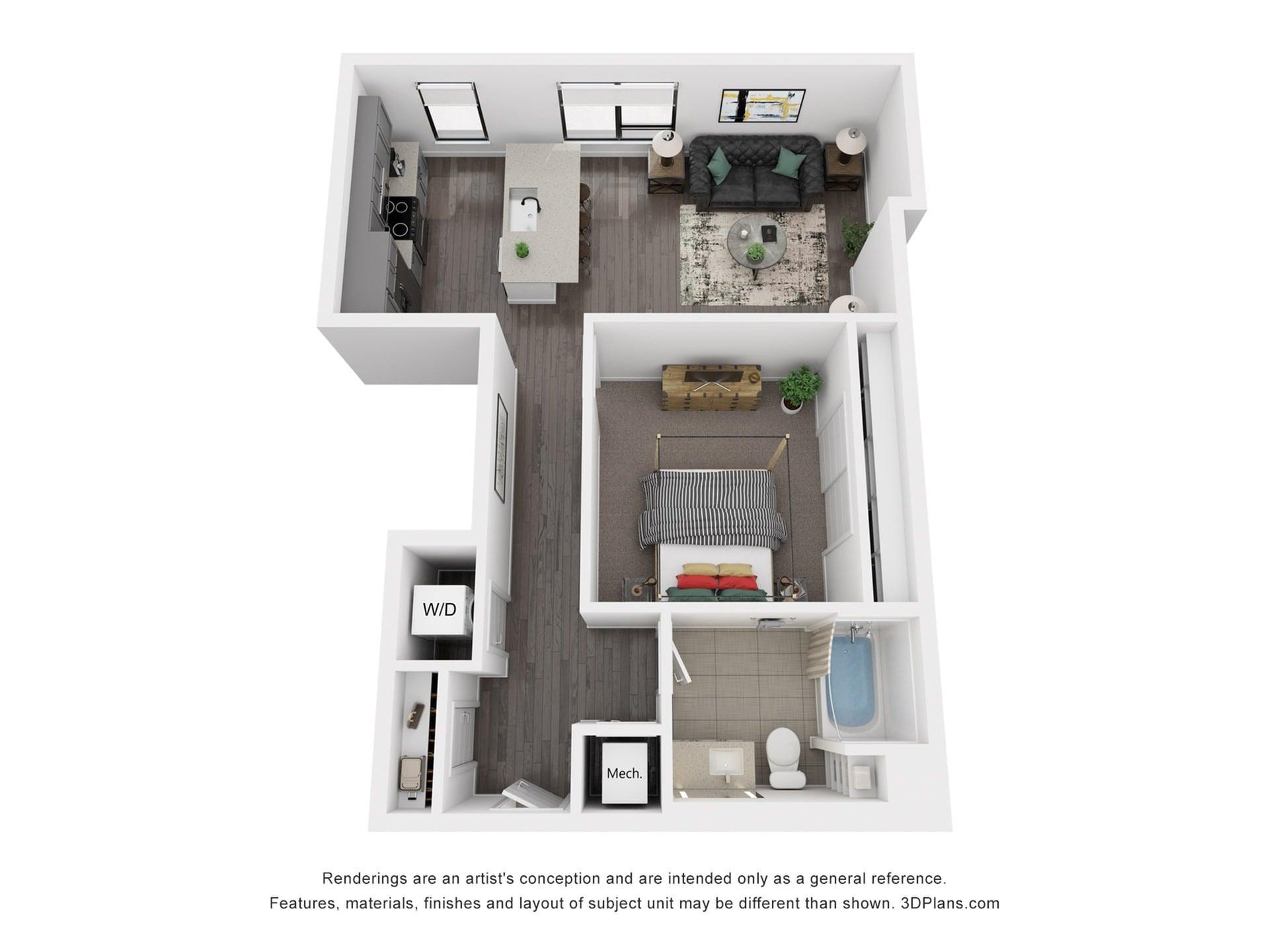 Floor plan layout diagram for A5