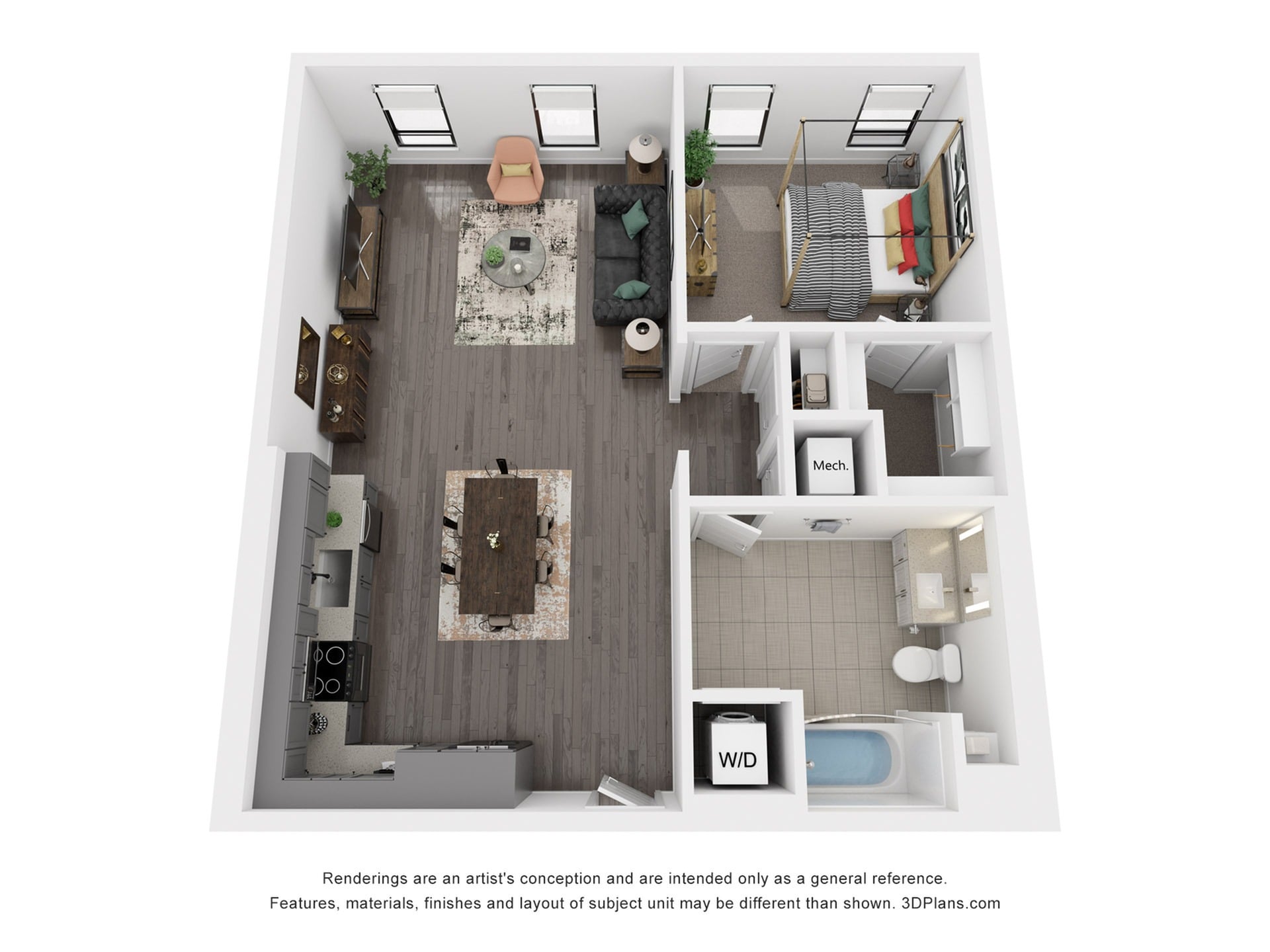 Floor plan layout diagram for A9