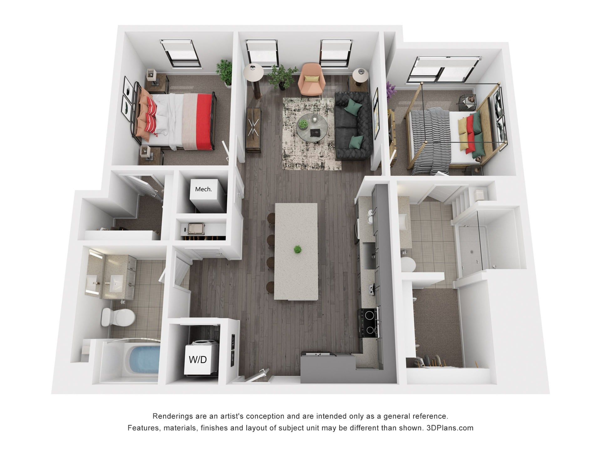 Floor plan layout diagram for B1