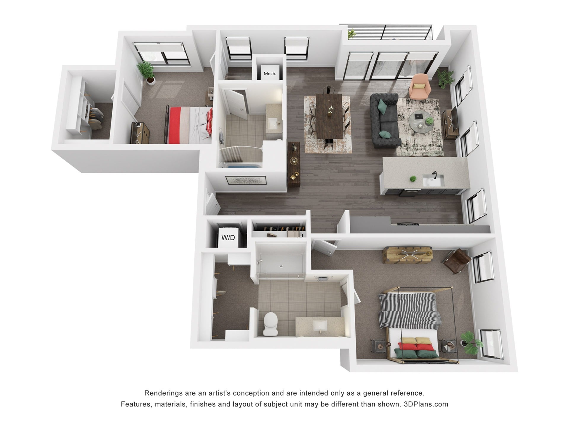 Floor plan layout diagram for B10