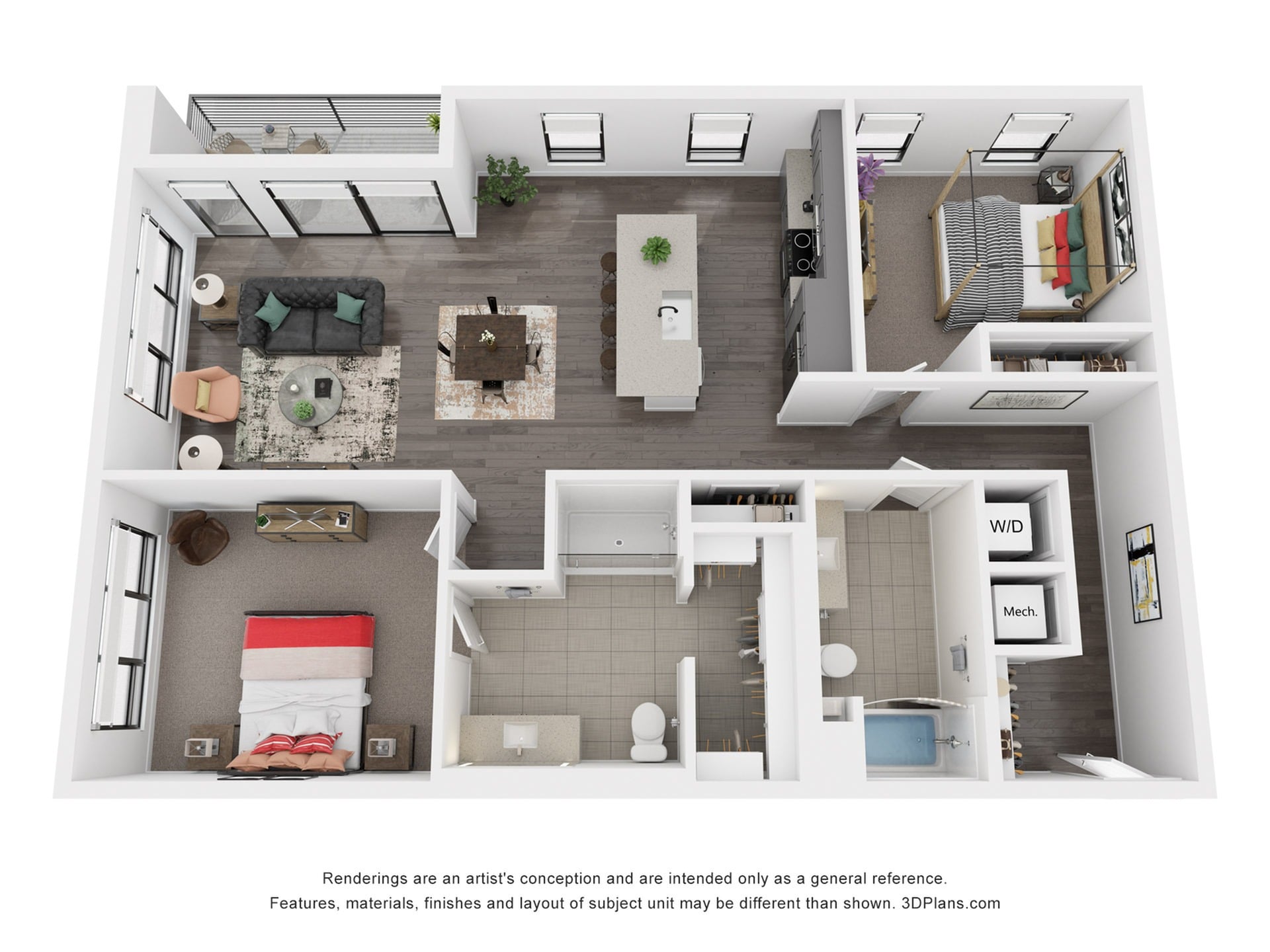 Floor plan layout diagram for B11