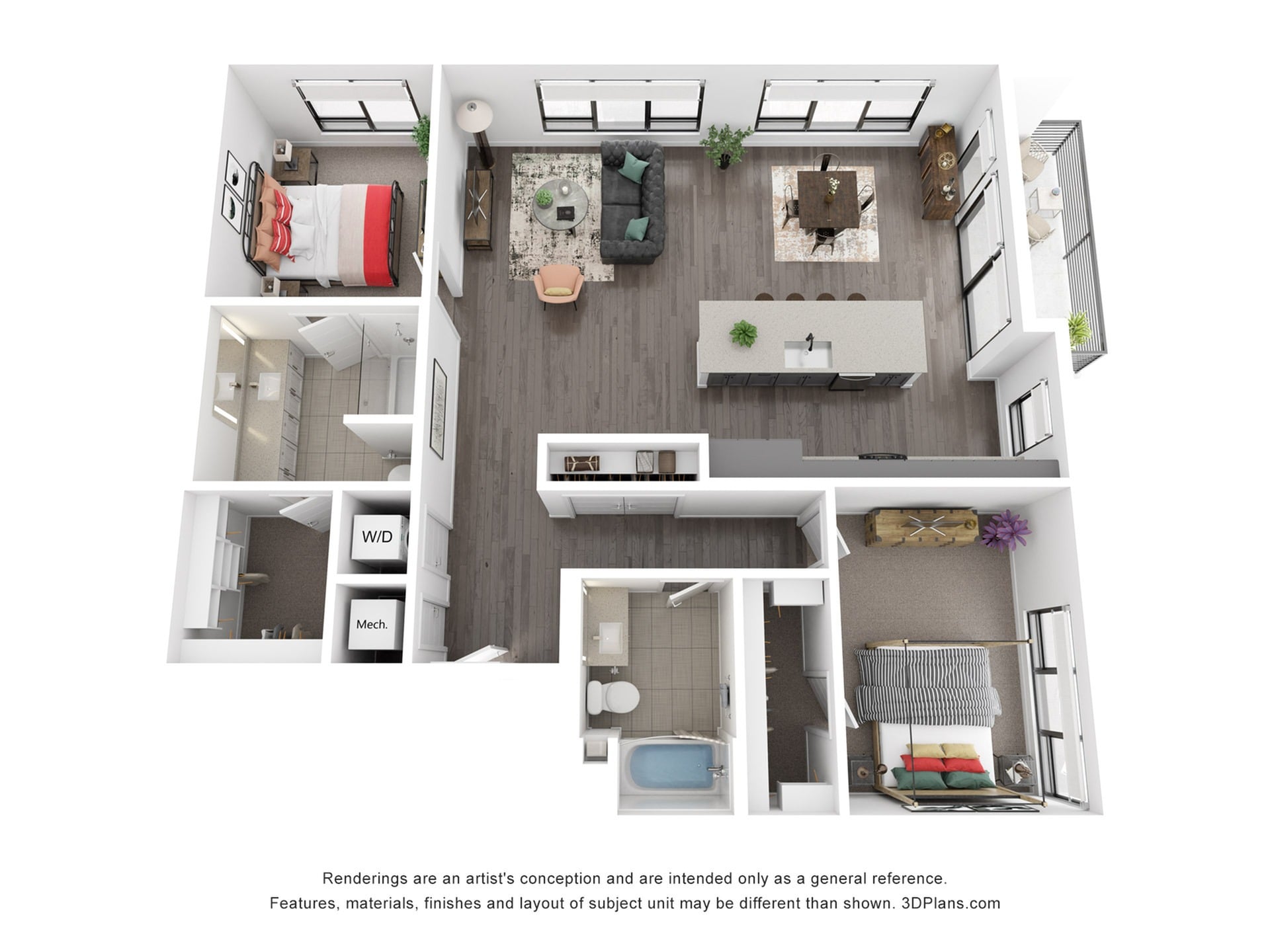 Floor plan layout diagram for B12
