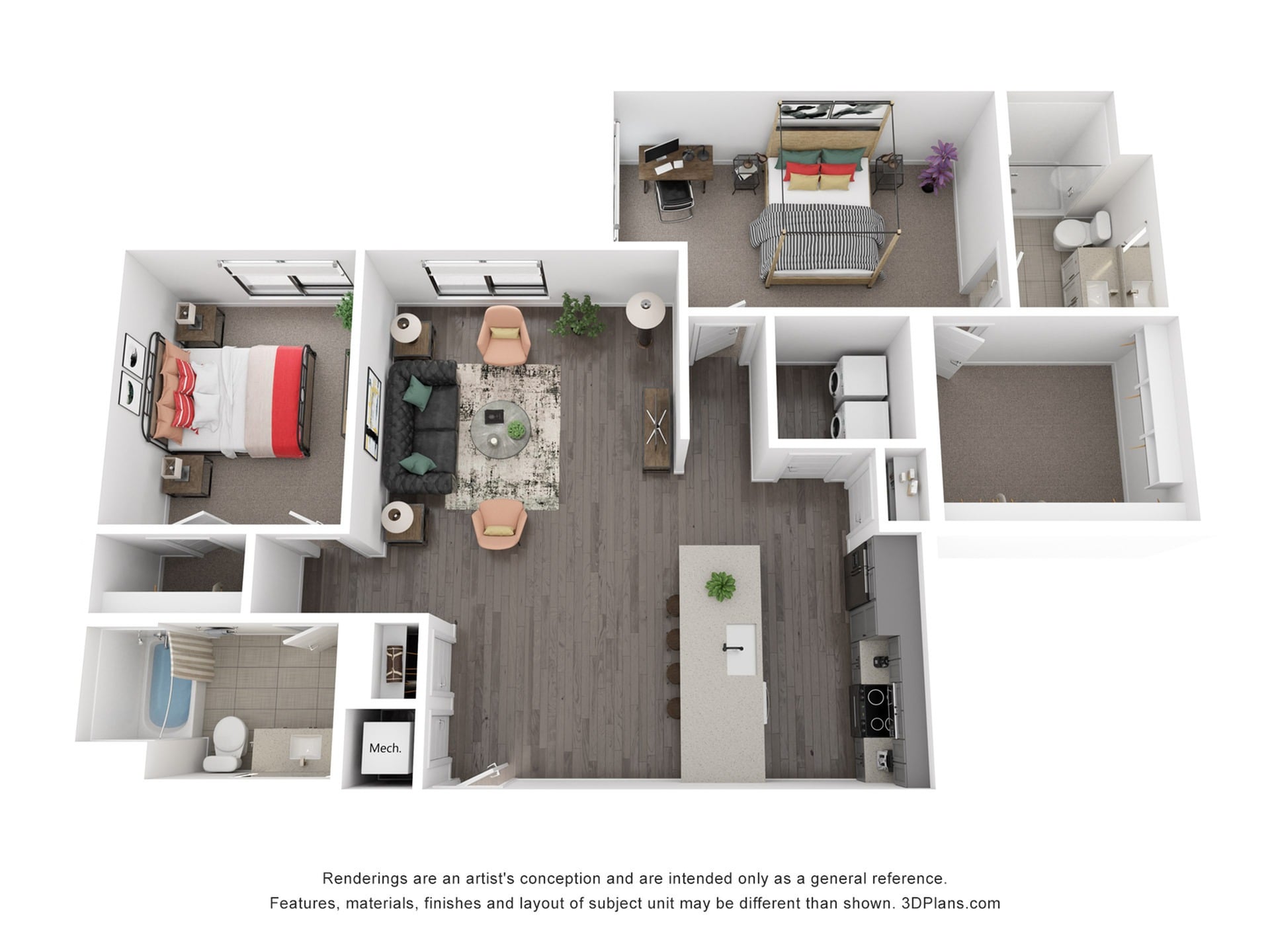 Floor plan layout diagram for B13