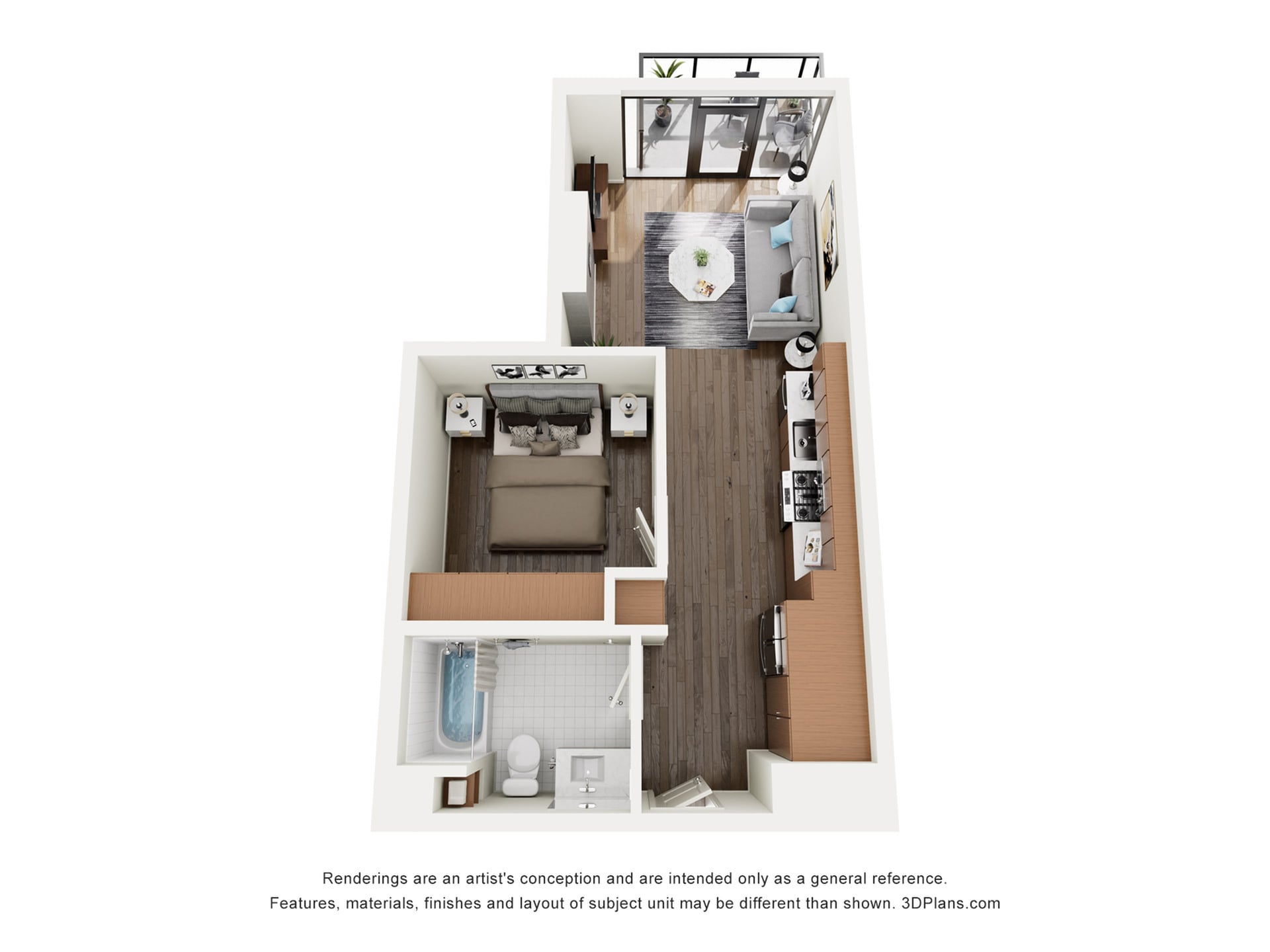 Floor plan layout diagram for S1D