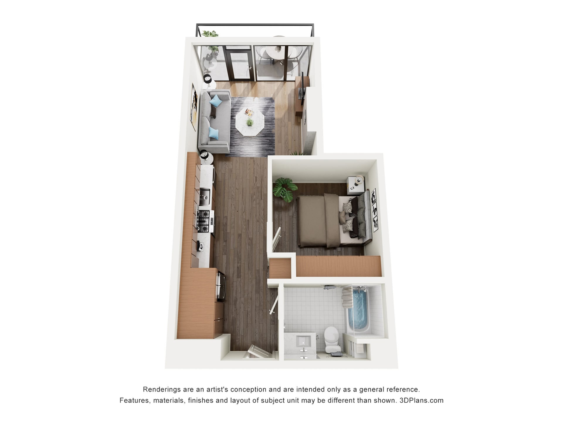Floor plan layout diagram for S2D