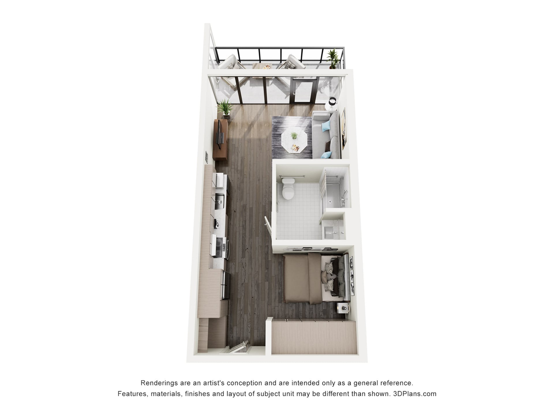 Floor plan layout diagram for S3D