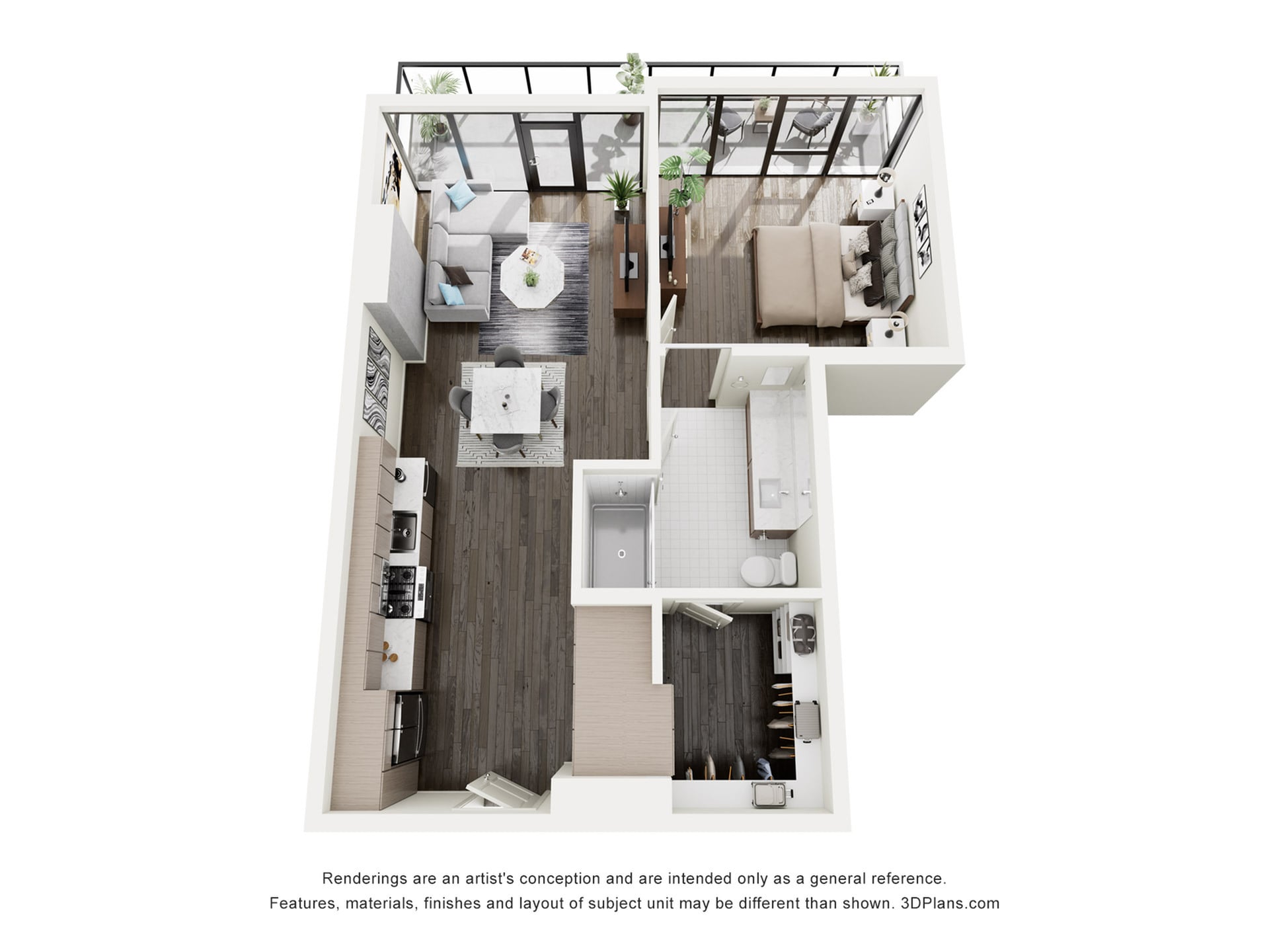 Floor plan layout diagram for A3