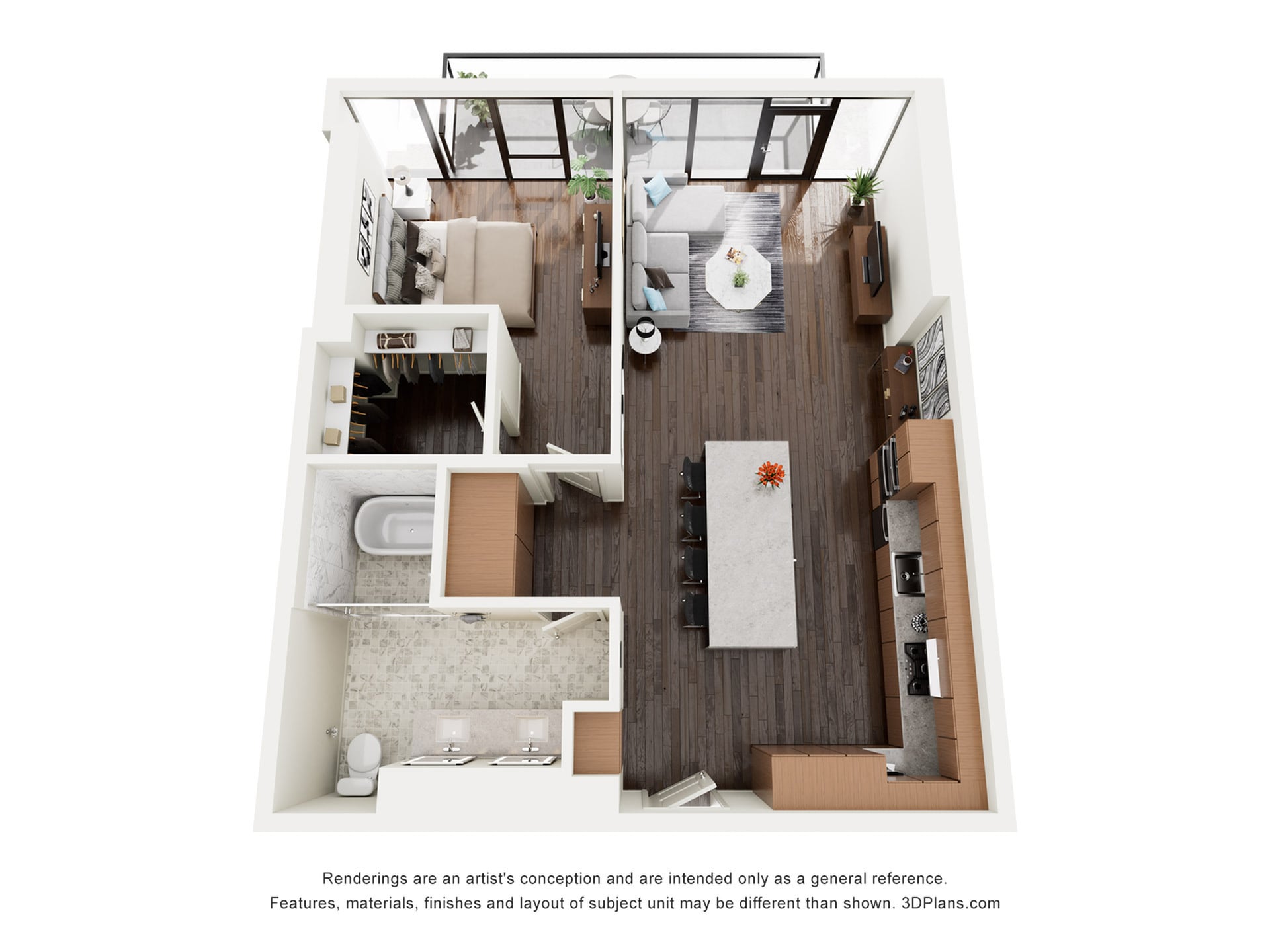 Floor plan layout diagram for A1PH