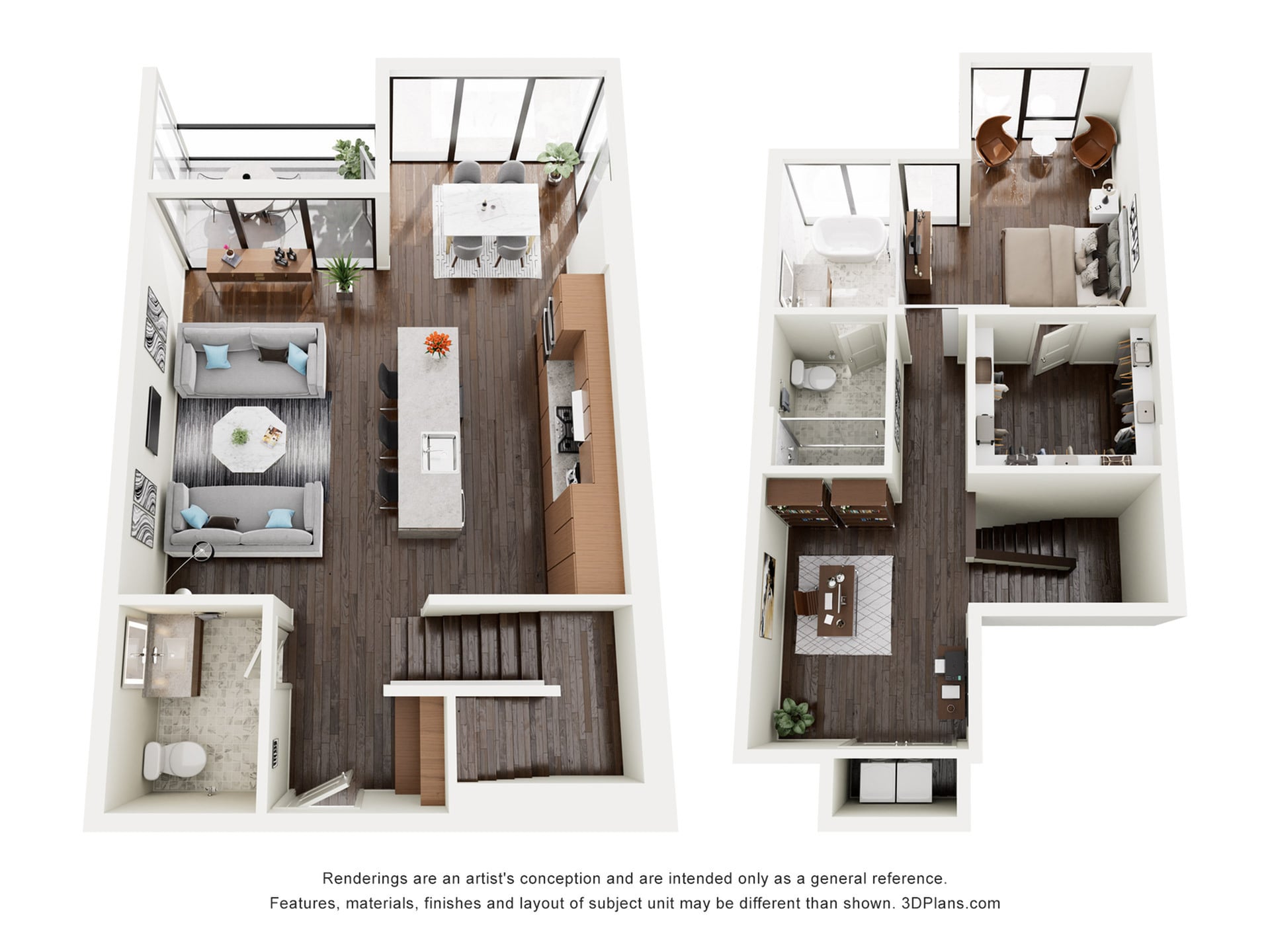 Floor plan layout diagram for A1DTH