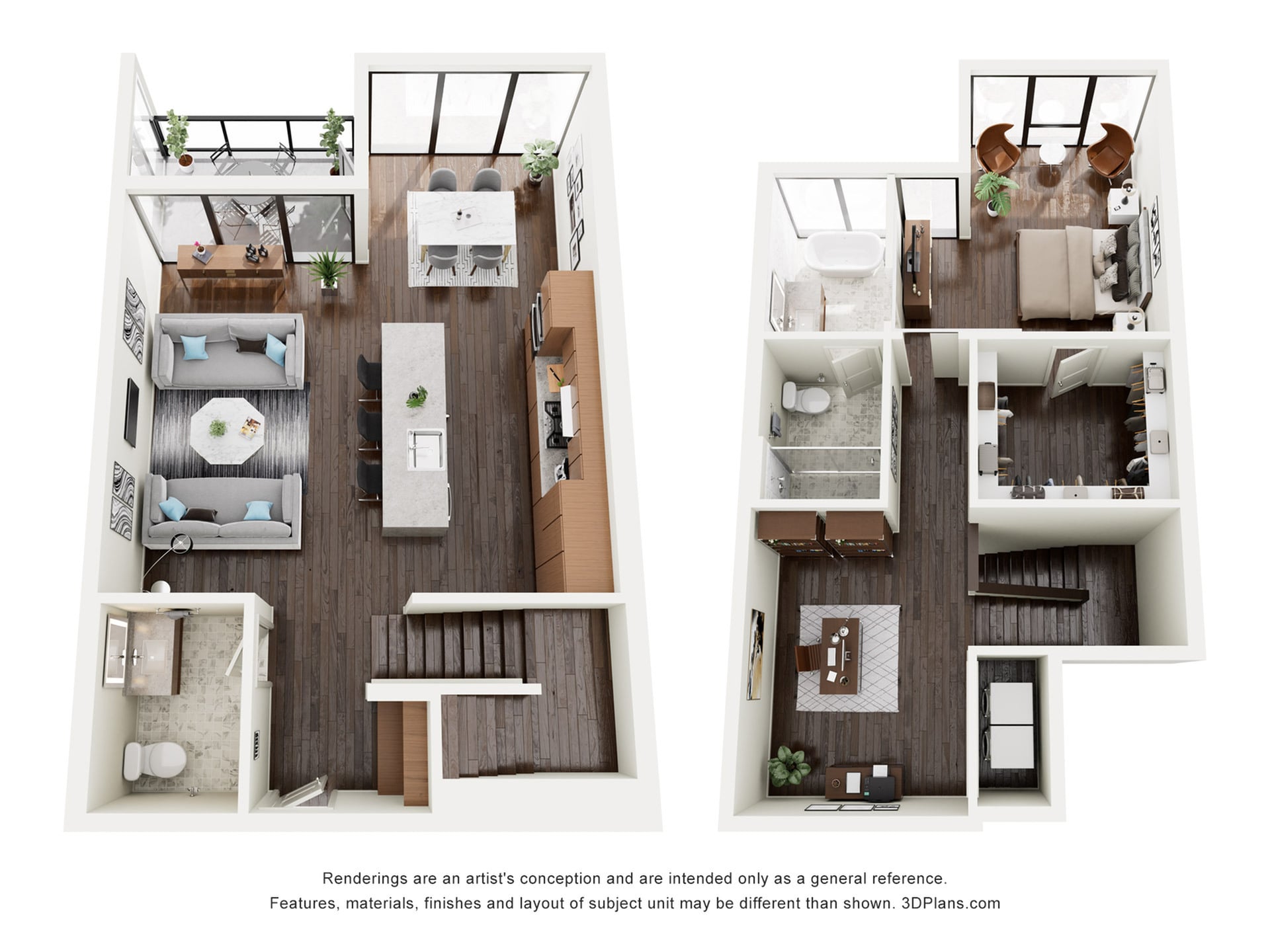 Floor plan layout diagram for A2DTH