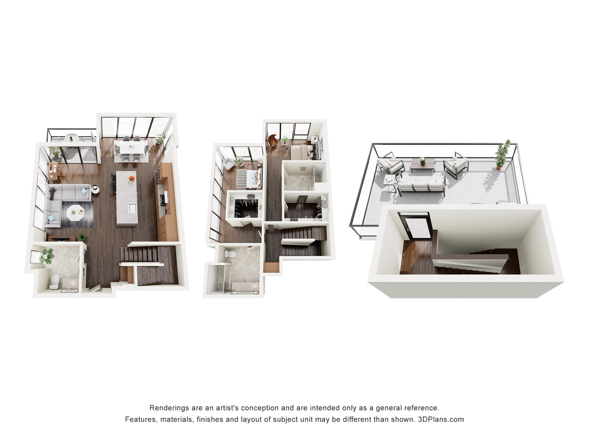Floor plan layout diagram for B7TH