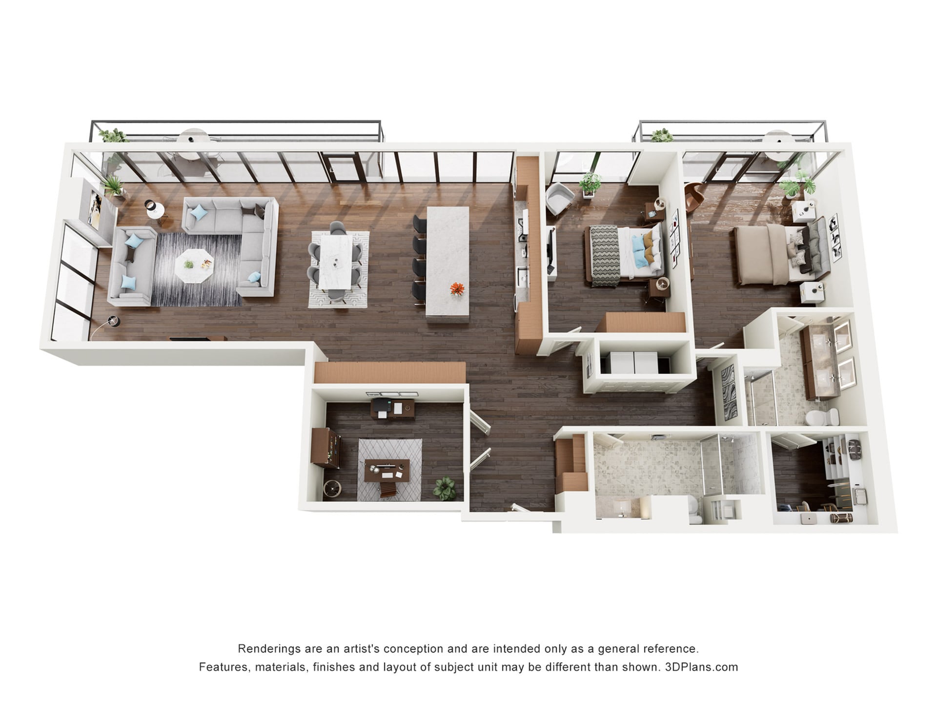 Floor plan layout diagram for B1DPH
