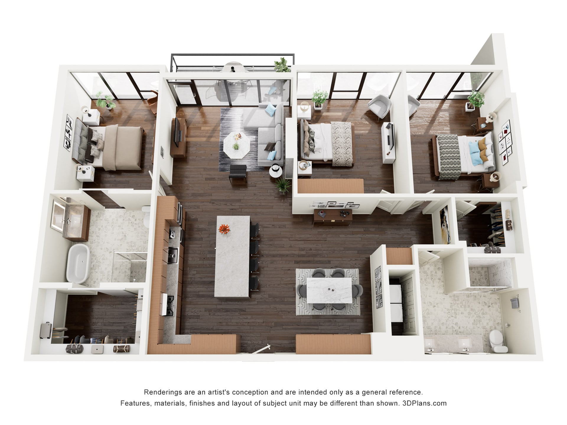 Floor plan layout diagram for C1PH