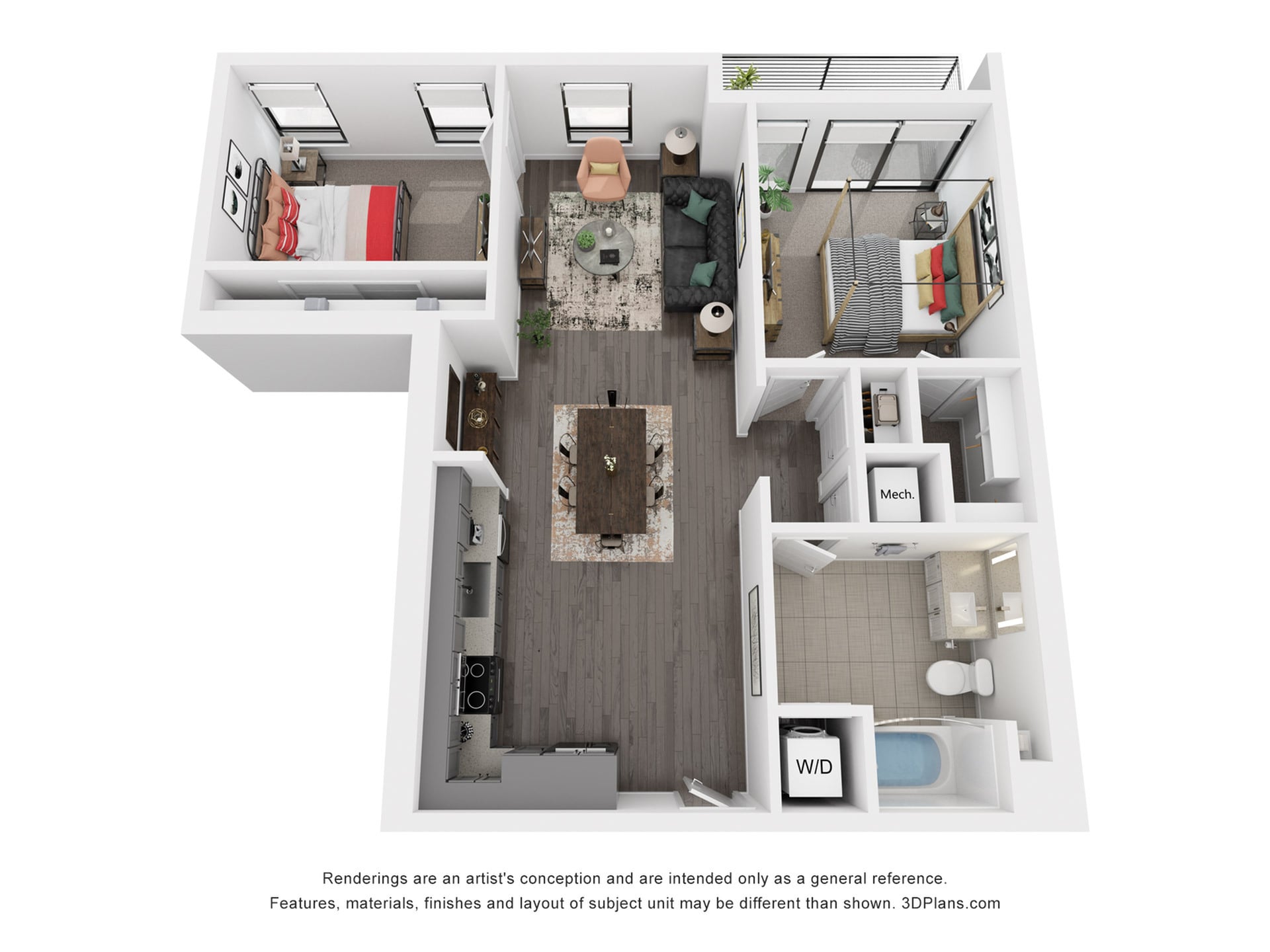 Floor plan layout diagram for P2-B1