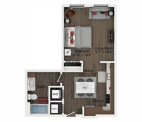 Floor plan layout diagram for S1