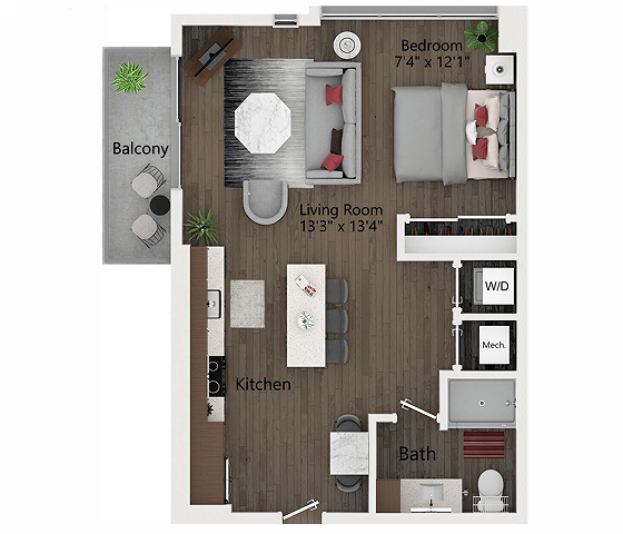 Floor plan layout diagram for S5