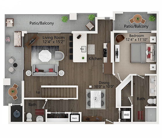 Floor plan layout diagram for A3L