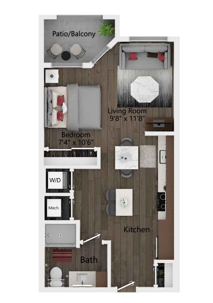 Floor plan layout diagram for S4