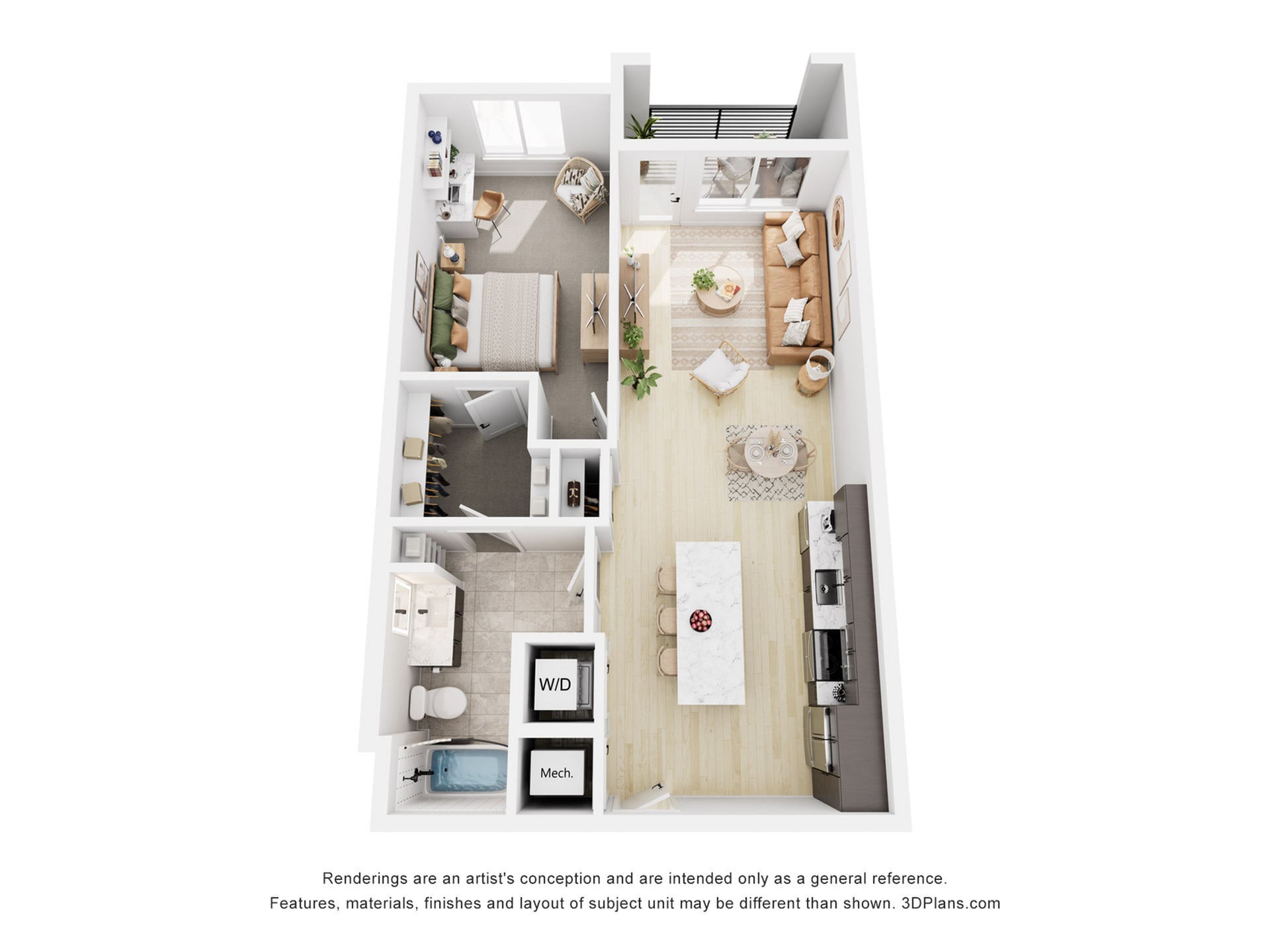Floor plan layout diagram for A1