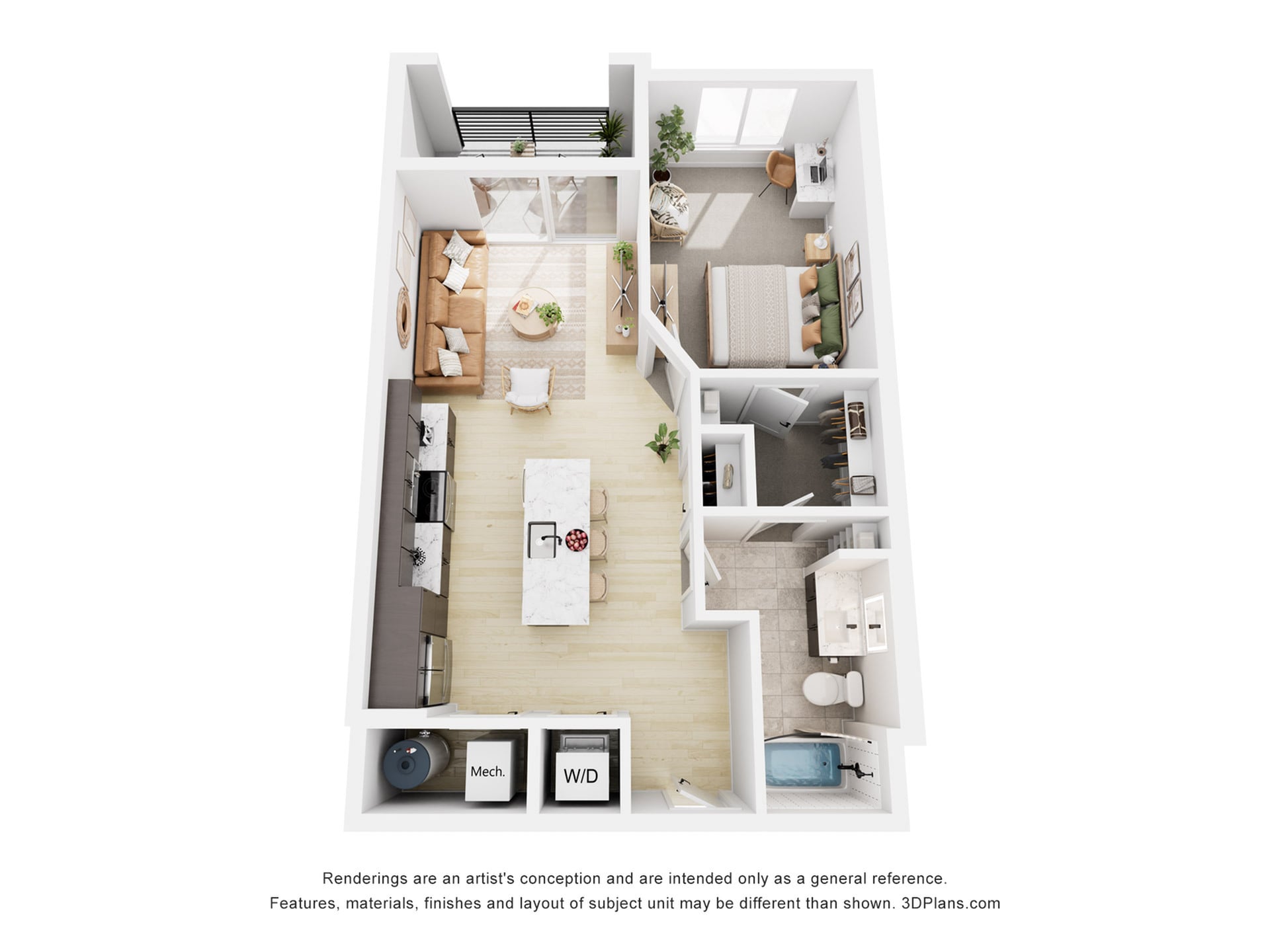 Floor plan layout diagram for A2